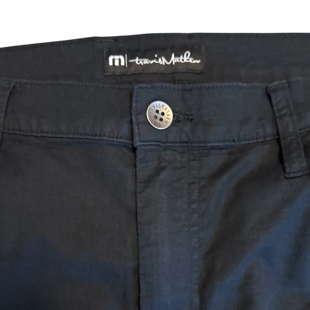 Travis Matthew Men’s Black Performance Straight Leg Lightweight Casua Golf Pants - Picture 12 of 14